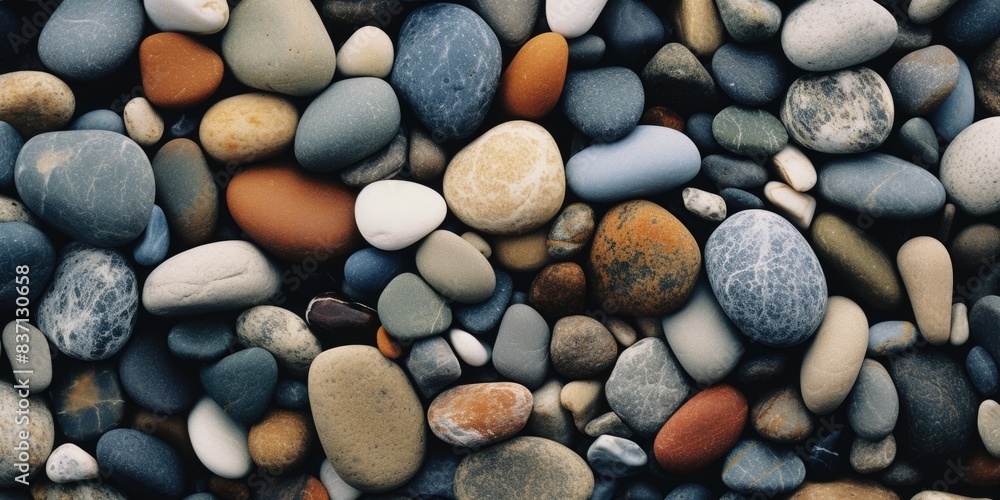 A collection of rocks of various sizes and colors. The rocks are scattered across the image, creating a sense of depth and texture A collection of rocks of various sizes and colors. The rocks are scattered across the image, creating a sense of depth and texture