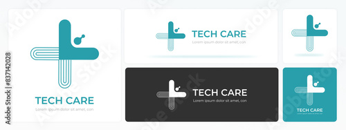 Tech Care V2 Logo Design