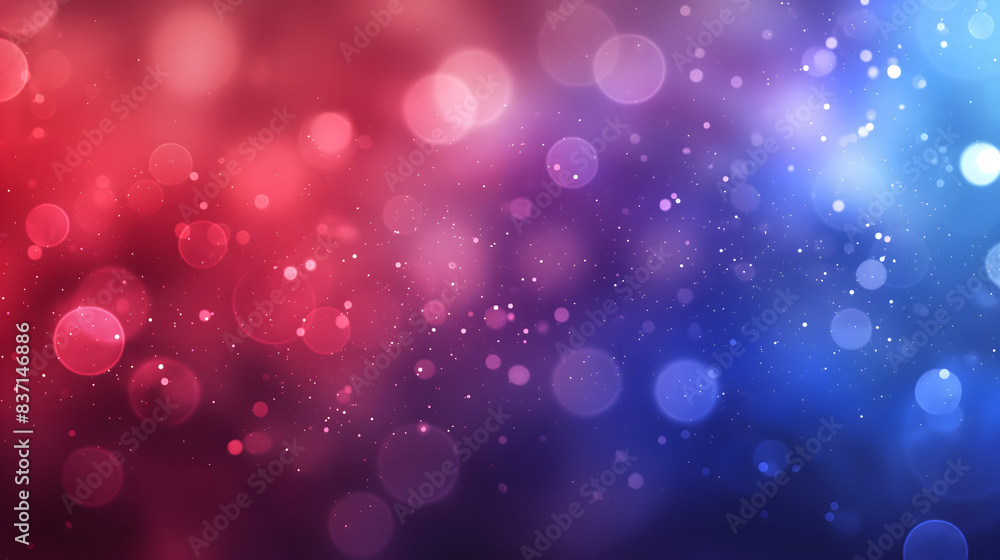 Abstract Bokeh Lights in Gradient Shades of Pink and Blue Abstract Bokeh Lights in Gradient Shades of Pink and Blue