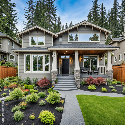 pacific northwest home real estate photo