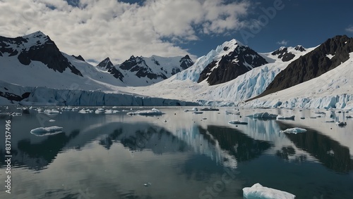 Wallpaper Mural  A story of resilience amidst the unforgiving expanse of a melting glacier  ai_generated Torontodigital.ca