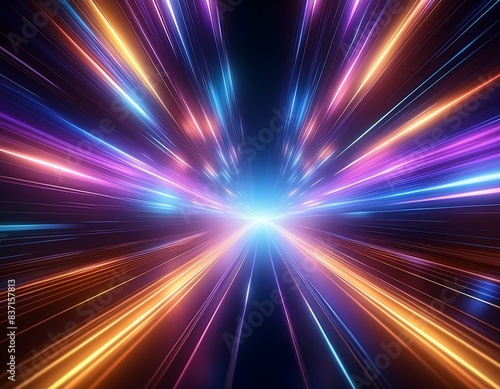 abstract background with rays