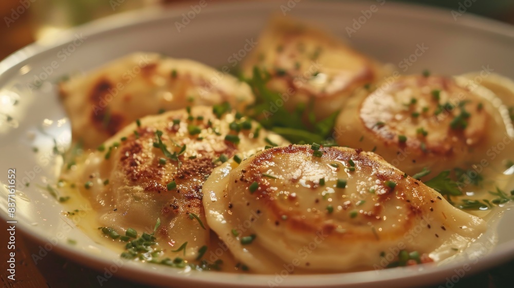A delicious ready-to-eat dish, Pierogi. A delicious ready-to-eat dish, Pierogi.