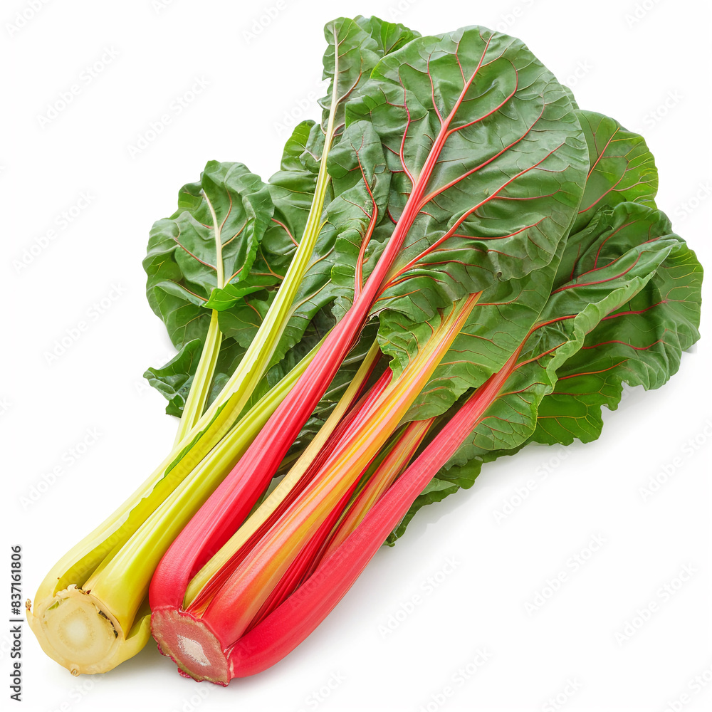 Chard on Isolate white background. Chard on Isolate white background.