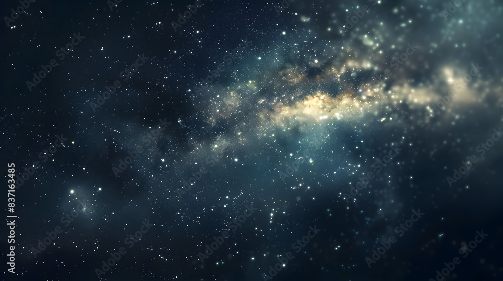 Fototapeta premium Milky Way in a dark sky