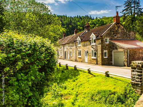 Wallpaper Mural Main street through Lastingham North Yorkshire Torontodigital.ca
