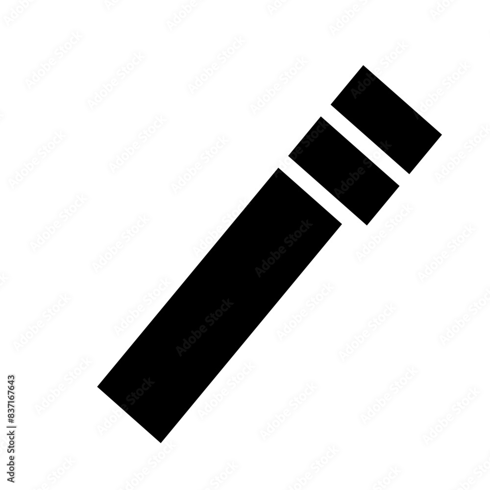 long red and white flag solid icon long red and white flag solid icon