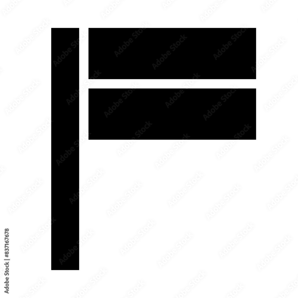 small red and white flag solid icon small red and white flag solid icon