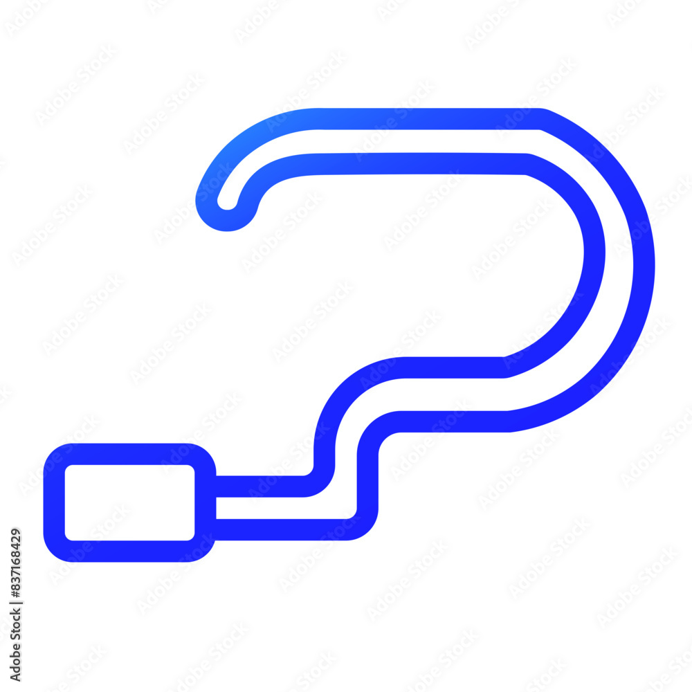 ear mic gradient icon style ear mic gradient icon style