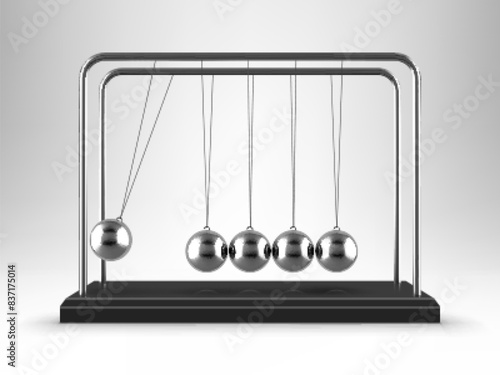 Vector balancing balls Newton's cradle