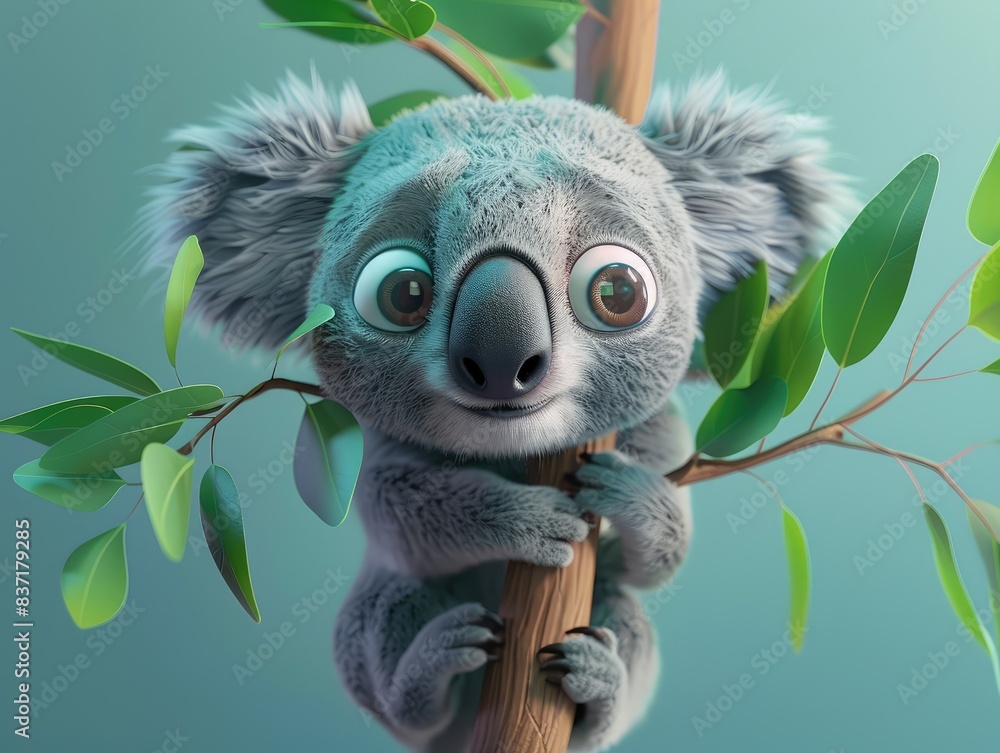 Fototapeta premium koala bear on tree