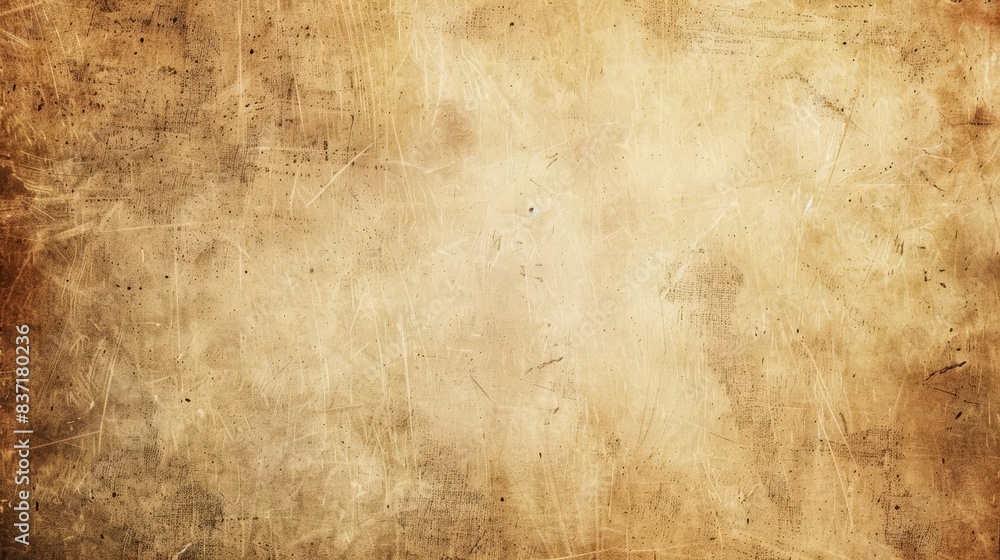 Fototapeta premium warm aged paper texture with subtle grunge effects perfect for minimal backgrounds or overlays graphic resources