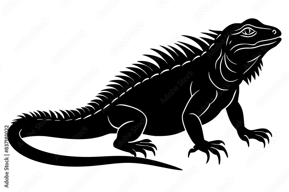 iguana silhouette vector illustration
iguana silhouette vector illustration