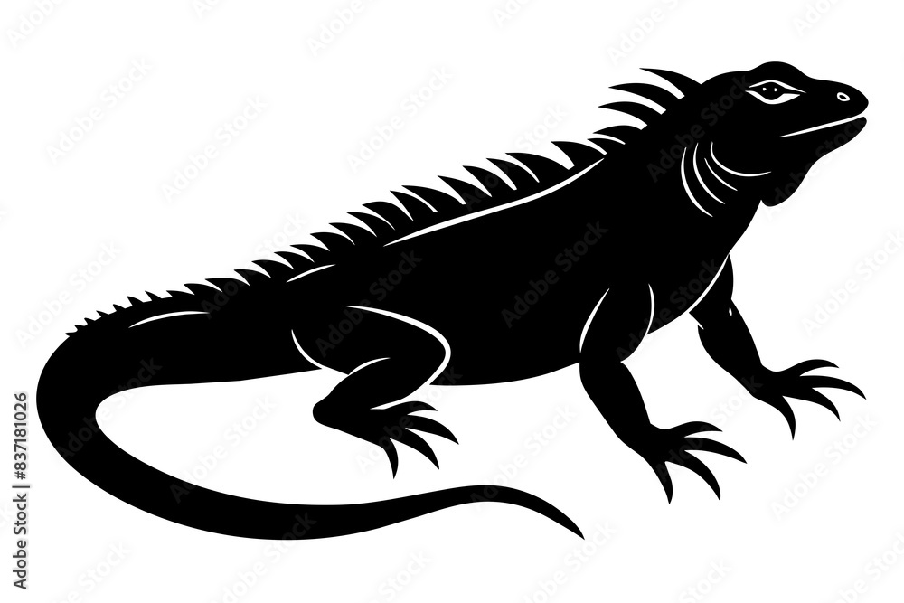iguana silhouette vector illustration
iguana silhouette vector illustration