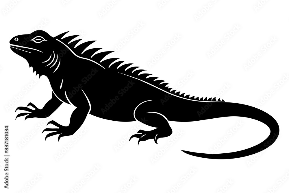 iguana silhouette vector illustration
iguana silhouette vector illustration