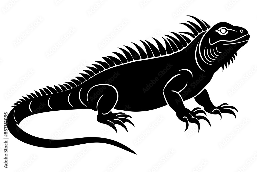 iguana silhouette vector illustration
iguana silhouette vector illustration