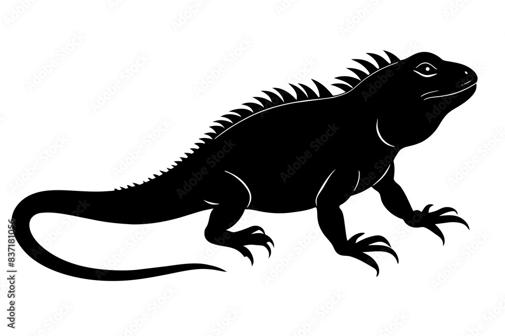 iguana silhouette vector illustration
iguana silhouette vector illustration