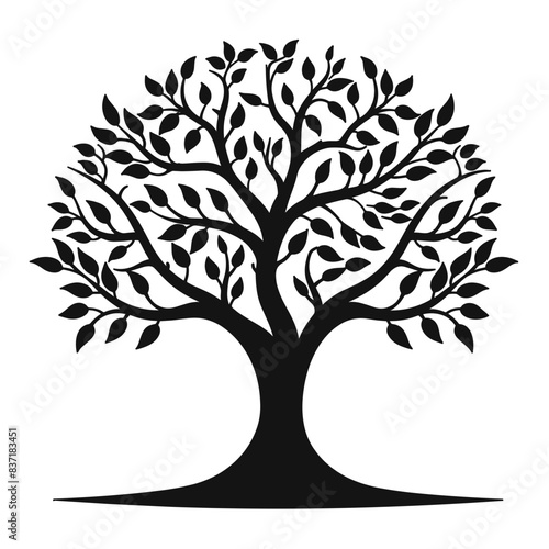 Minimalist Tree Silhouette.