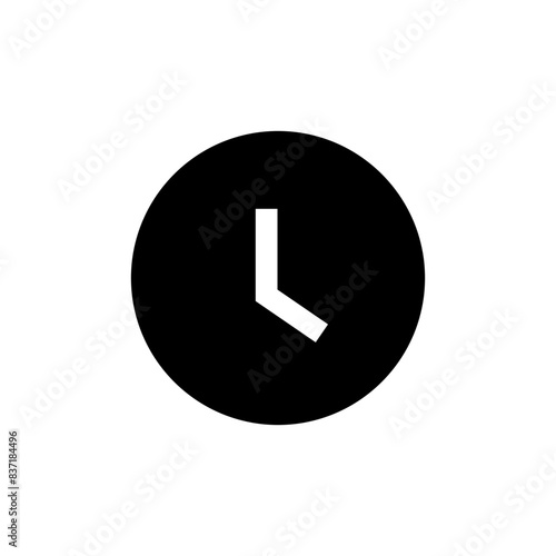 time and clock icons set in flat style, timer symbol watch later sign for ui apps and website. web vector icon