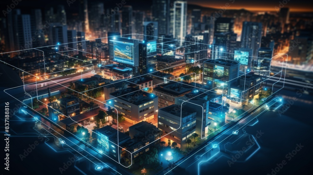 Integrating AI into IoT Networks Stock Illustration | Adobe Stock