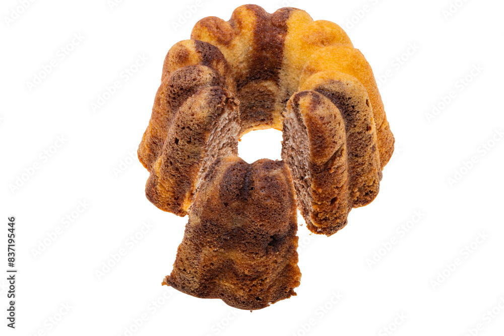 sponge cake isolated sponge cake isolated