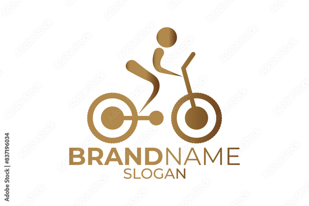 Bicycle icon or cycle logo design. Bicycle badge or cycle app design. Bicycle icon or cycle logo design. Bicycle badge or cycle app design.