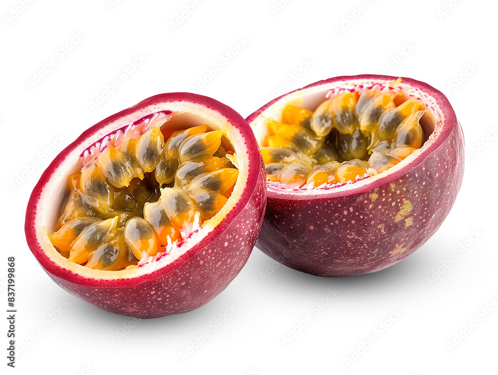 Fresh passion fruit isolated on transparent background Fresh passion fruit isolated on transparent background