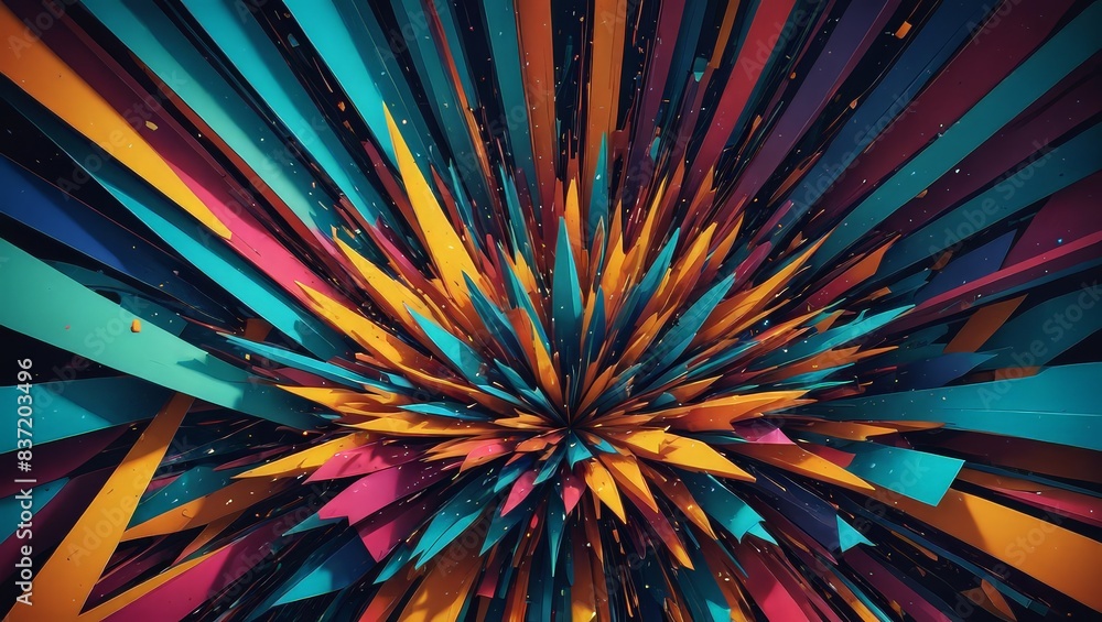 Abstract Colorful Explosion Abstract Colorful Explosion