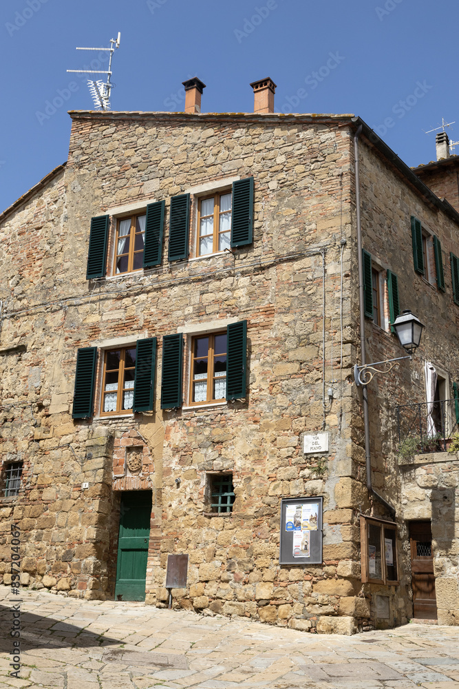 Monticchiello is a village in Tuscany, administratively a frazione of the comune of Pienza, province of Siena Monticchiello is a village in Tuscany, administratively a frazione of the comune of Pienza, province of Siena
