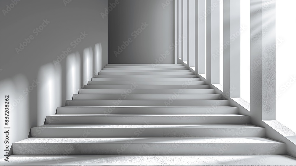 Minimal light gray to white design. Minimal light gray to white design.