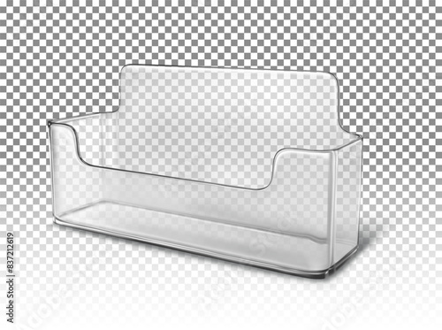 business card holder vector illustration