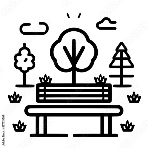 Icon set icon, friendship icon, lifestyles icon, springtime icon, transportation icon, weather icon, healthy lifestyle icon, playground icon, park bench icon, nature icon, grass icon, food icon, fores
