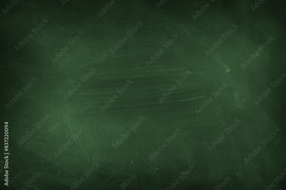 Fototapeta premium Green chalkboard background