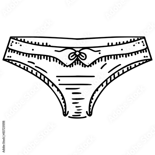 Woman sustainable swimwear, technical drawing, template, sketch, flat, mock up. Recycled PA, Recycled PES, Lycra fabric swimwear front and back view, white color

