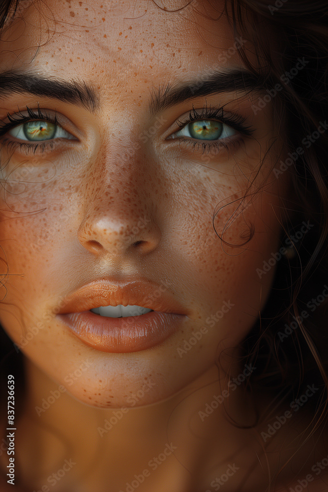 Female Portrait (Brunette with Green Eyes) Female Portrait (Brunette with Green Eyes)