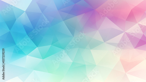 Geometric Abstract Image Pattern Background, Layered Triangles in Soft Pastel Colors, Texture, Wallpaper, Background, Cell Phone Cover and Screen, Smartphone, Computer, Laptop, 16:9 Format - PNG