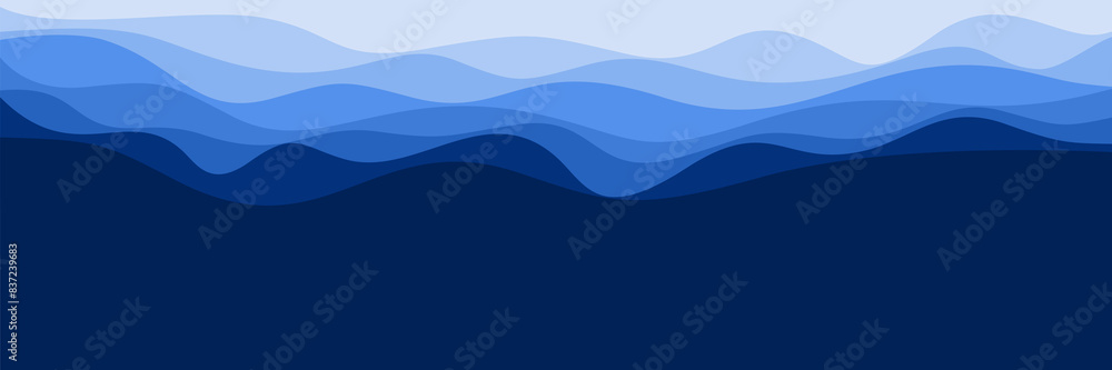 abstract blue wave gradient pattern minimalist design vector illustration good for web banner, ads banner, booklet, wallpaper, background template, and advertising abstract blue wave gradient pattern minimalist design vector illustration good for web banner, ads banner, booklet, wallpaper, background template, and advertising