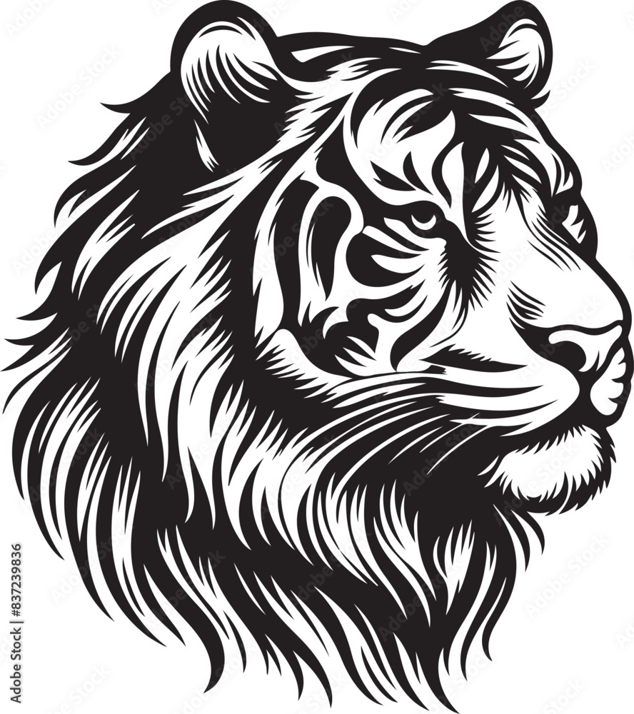 tiger head vector tiger head vector