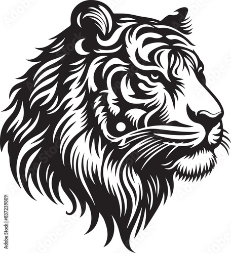 Wallpaper Mural head of a lion Torontodigital.ca