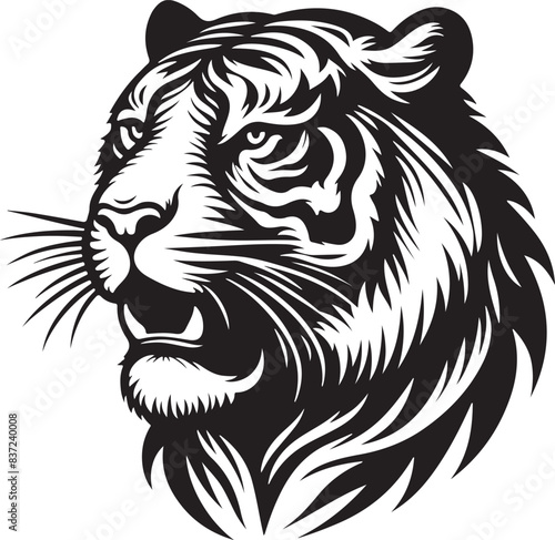 Wallpaper Mural head of a lion Torontodigital.ca