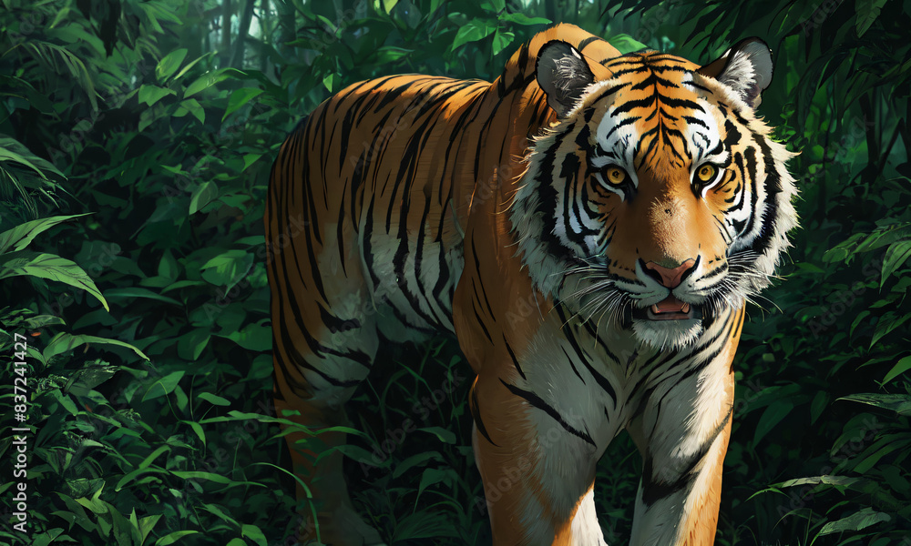 Fototapeta premium tiger in the wild