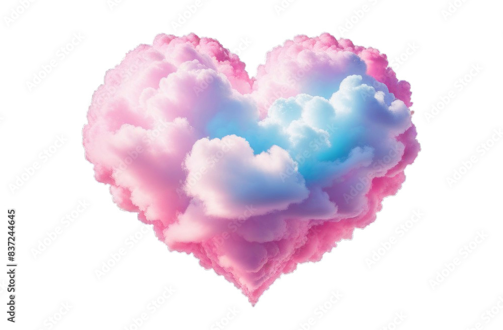 blue and pink heart shaped cloud blue and pink heart shaped cloud