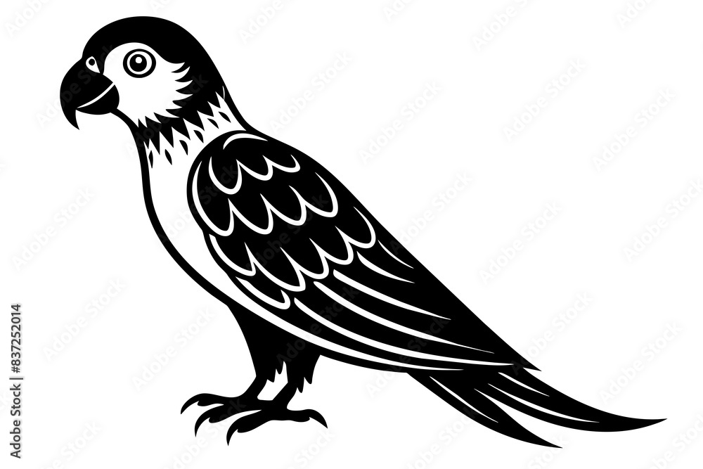 parrot bird silhouette vector illustration parrot bird silhouette vector illustration