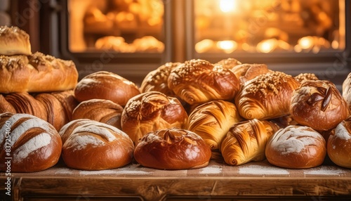 a mouthwatering visual of golden-brown baked goods, emphasizing their deliciously warm and inviting appearance