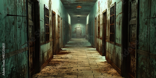 Lost in the Maze: Endless hallways stretch out in every direction, doors locked and barred, leaving the addict trapped in an eternal cycle of longing and despair.
