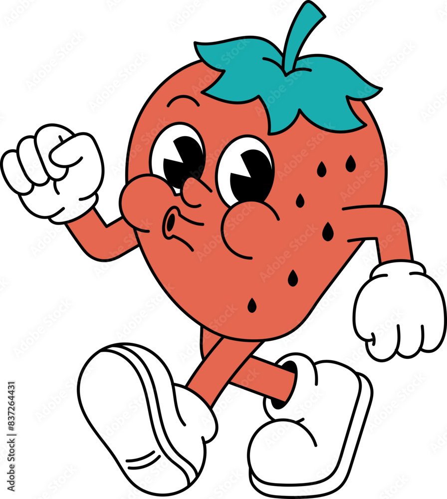 Fototapeta premium Fruit Mascot Illustration