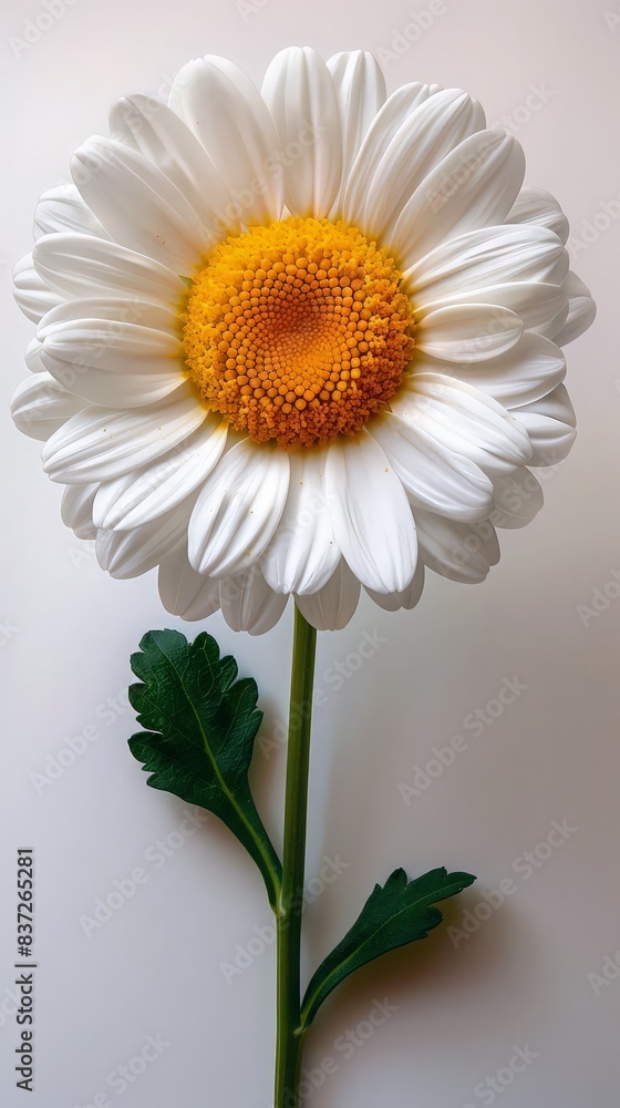 Obraz premium Shasta Daisy on white background. ai generated 