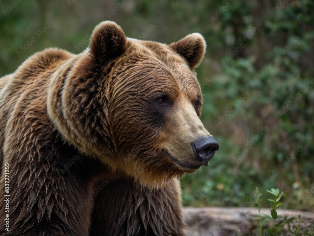 brown bear in the forest