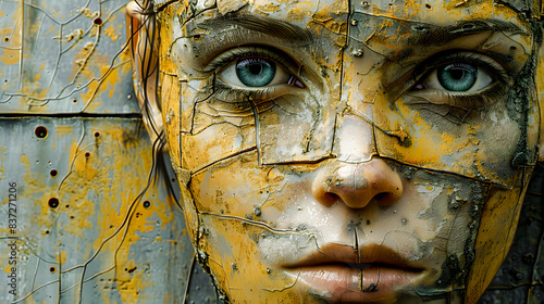 Abstract Contemporary Art A Vibrant and Dynamic Composition Featuring Bold Geometric Shapes and Rich Colors, Perfectly Capturing Modern Artistic Expression and Creativity for an Eye-Catching Visual