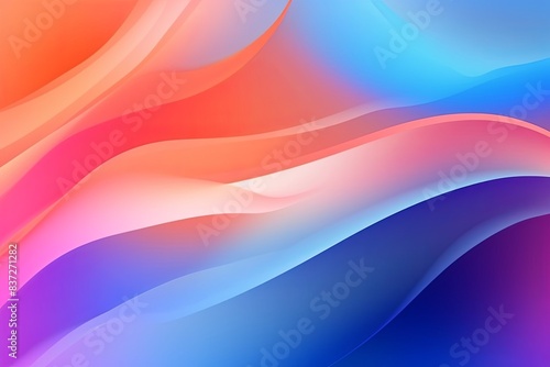 Abstract Background with Colorful Gradients and Movement